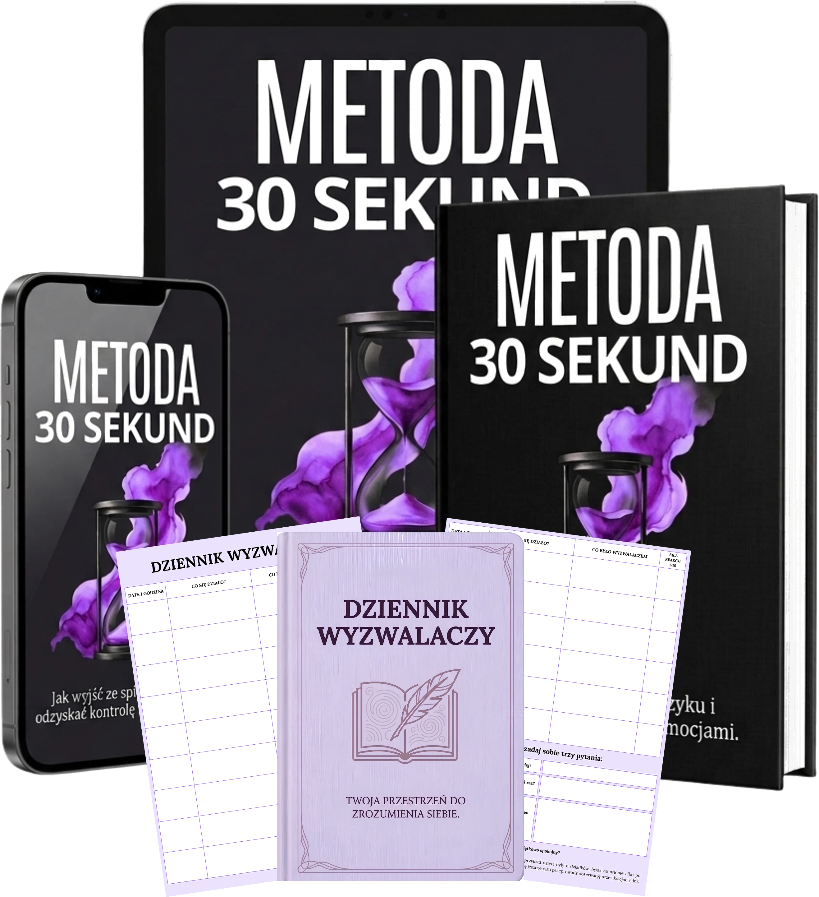 Metoda 30 Sekund wraz z bonusami: Dziennik Wyzwalaczy i karty do druku